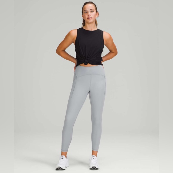 lululemon athletica Pants - Lululemon Power Thru High-Rise Tight Rhino Grey 6